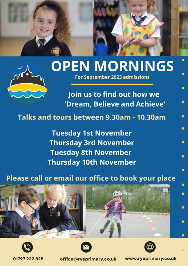 Image of Join us for our Open Mornings