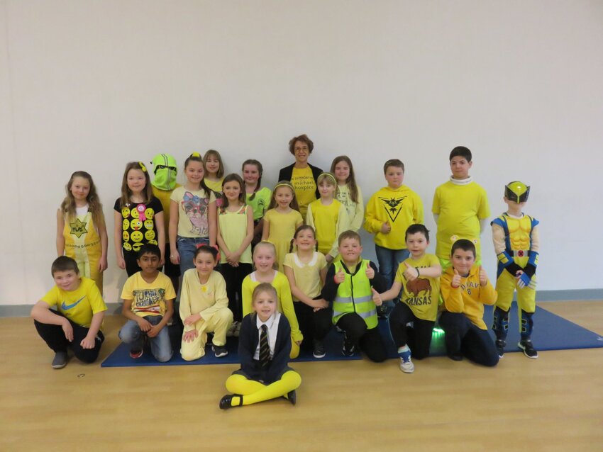 Image of St Michael's Hospice Yellow Day success